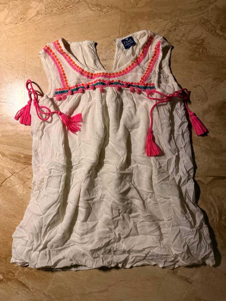 Boho Tunic Top with Tassels