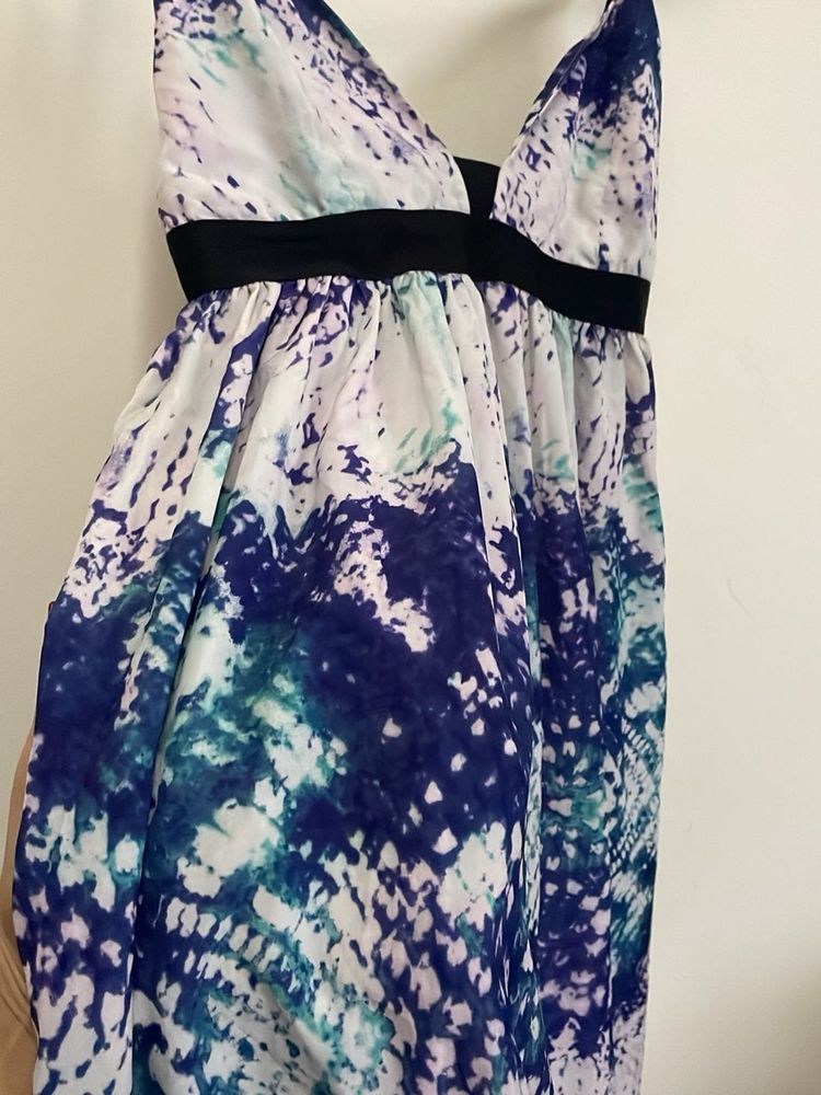 Bohemian Print High-Low Maxi Dress
