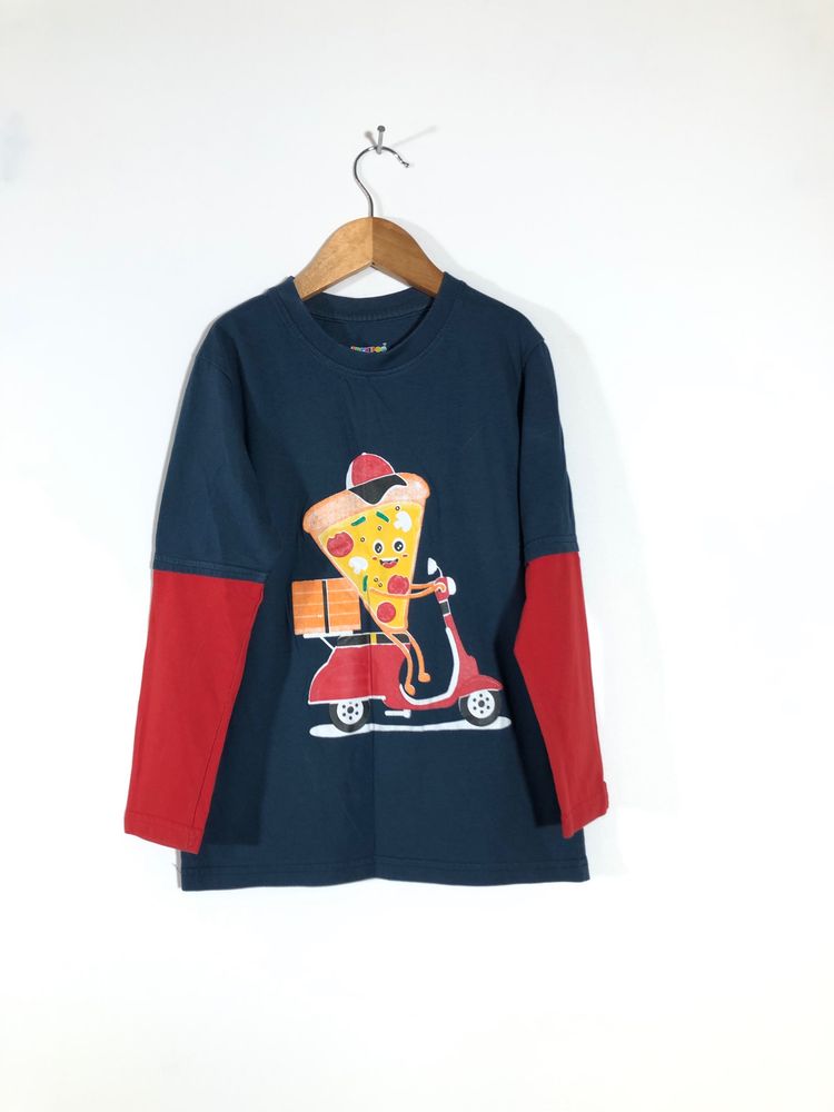 Blue Printed T-Shirt(Boy’s)