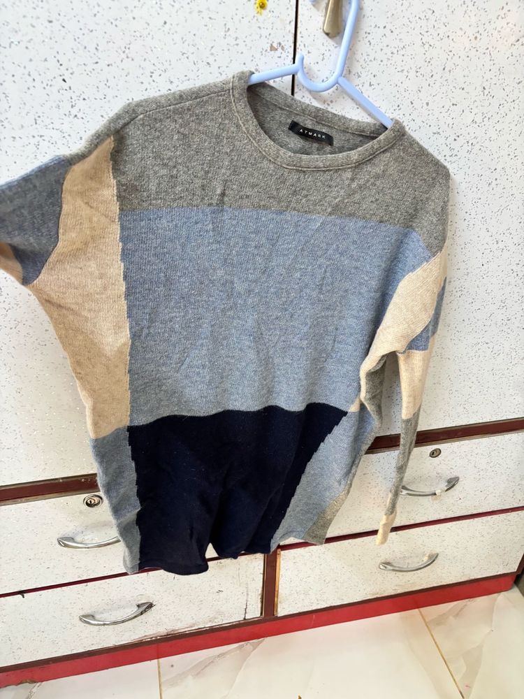 Colorblock Knit Sweater