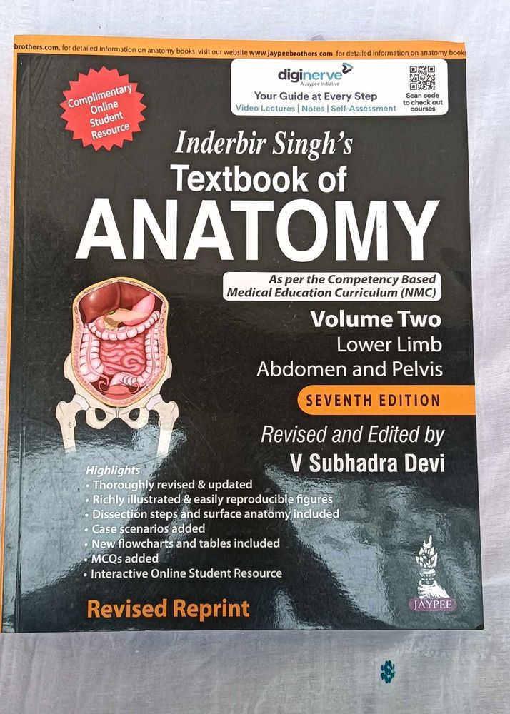 Inderbir Singh's Textbook of Anatomy Vol 2