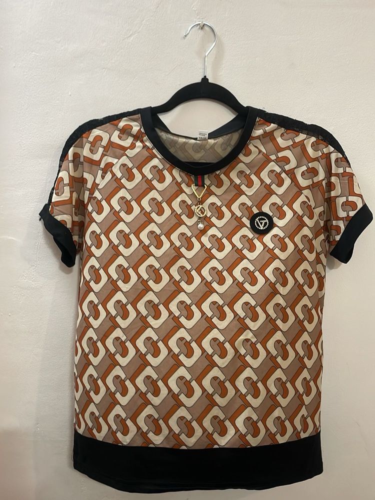 Patterned Women's Top