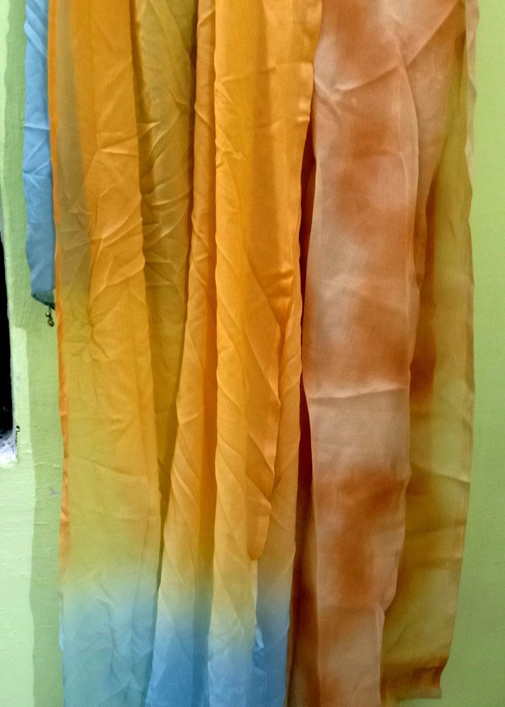 Two Sede Full Length Dupatta ,Par 7o