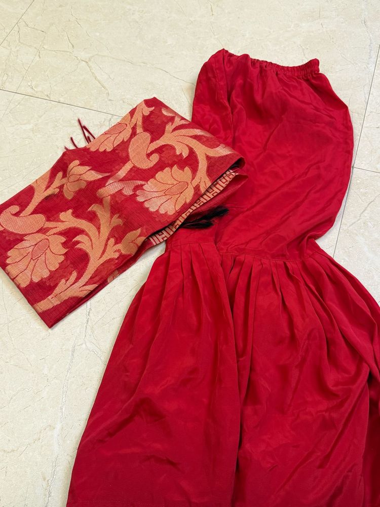 Garara and duppata set