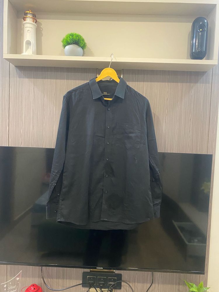 Classic Black Button-Up Shirt