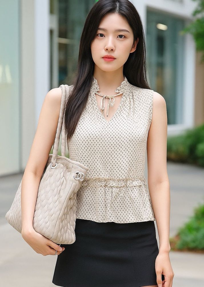 H&amp;M Geometric Top