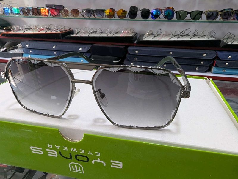 Designer Hexagonal Sunglasses
