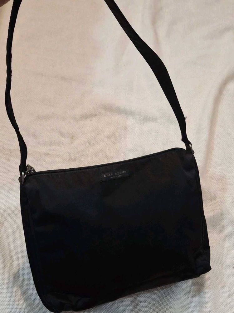 Kate Spade Black Nylon Shoulder Bag