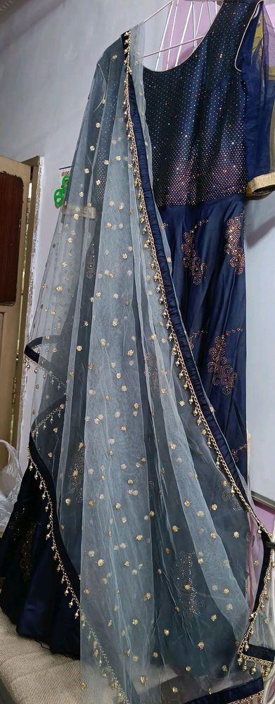onepiece gown wid heavy dupatta