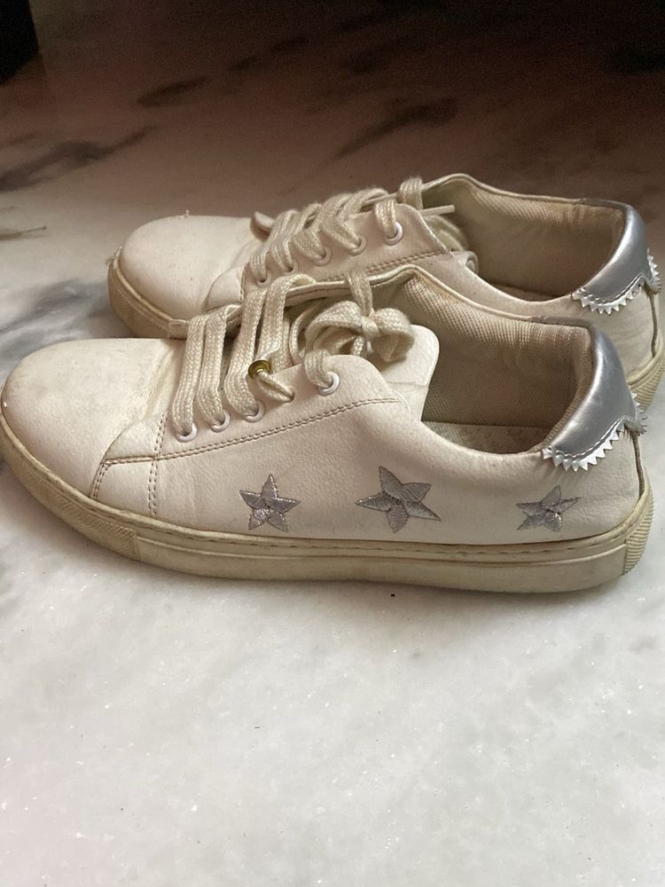 white Stargirl shoes