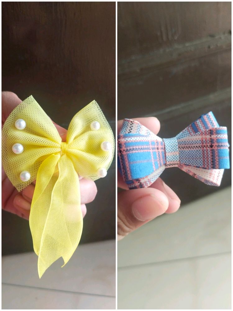 Combo Of Hair Bow Korean Clips