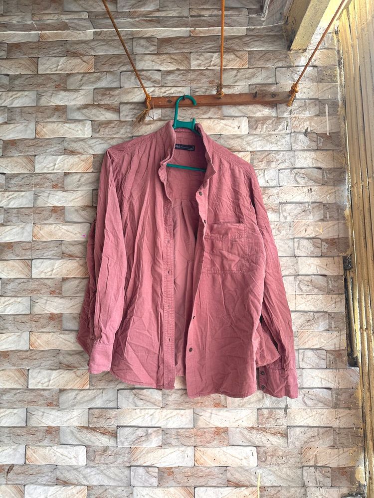 marks and spencer corduroy Shirt