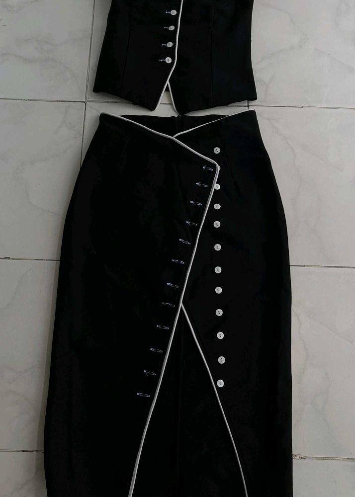 Chic Black Co-ord Set