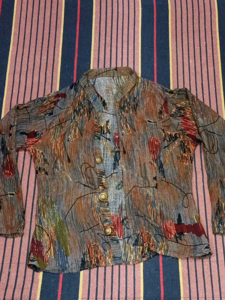 ​Stylish Multi-color Ethnic Kurti Jacket / Shrug