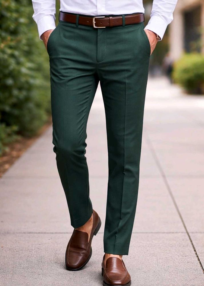 Stylish Green Dress Pants