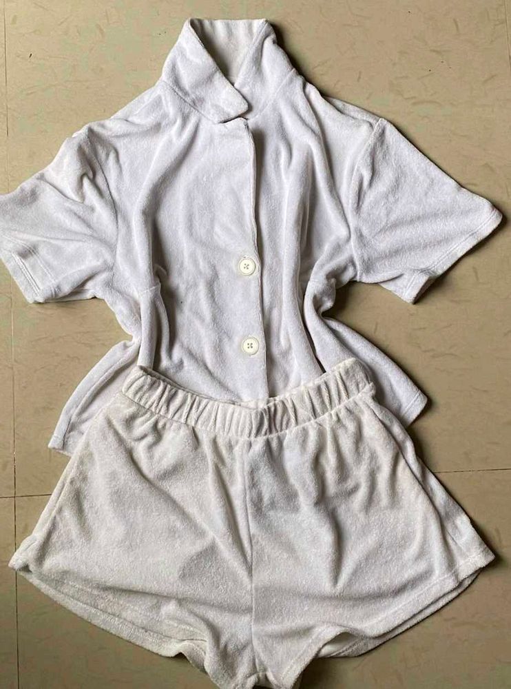 h&amp;m Cozy Terrycloth Pajama Set