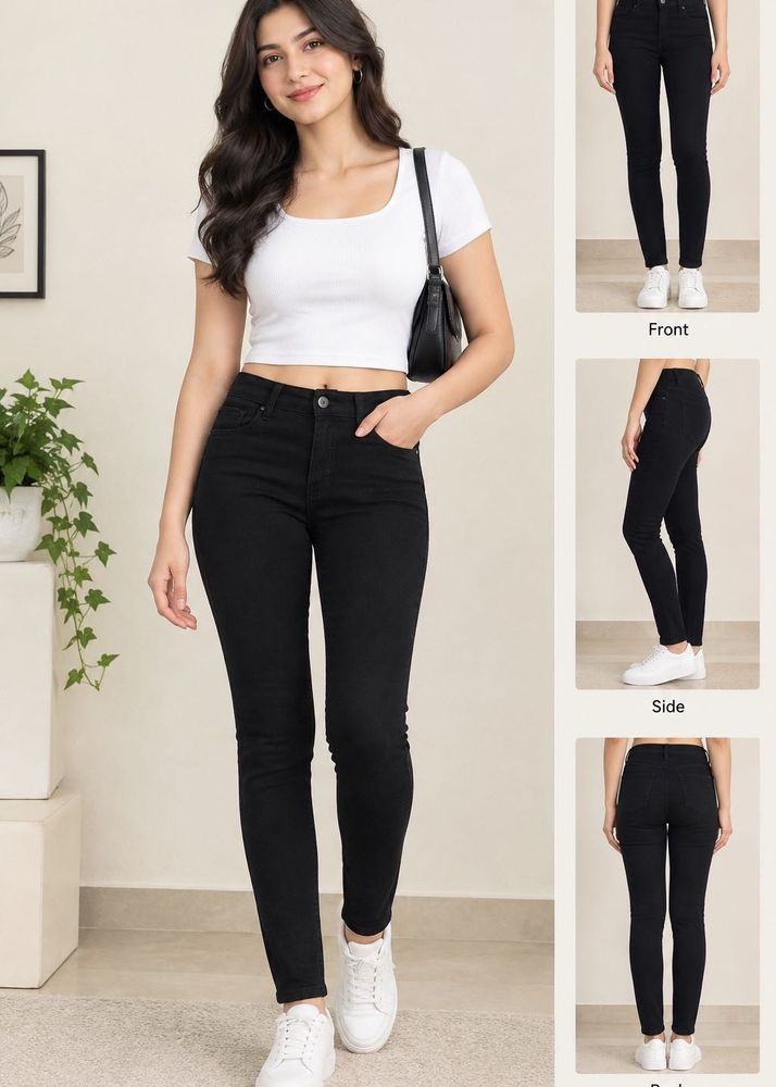 Classic Black Skinny Jeans