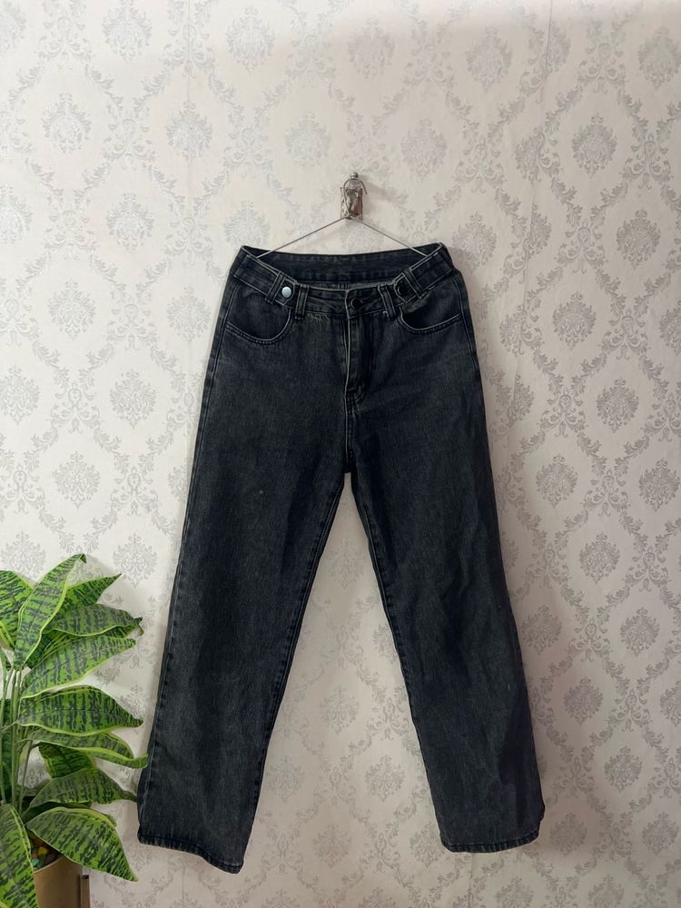 Classic Black Wash Denim Jeans