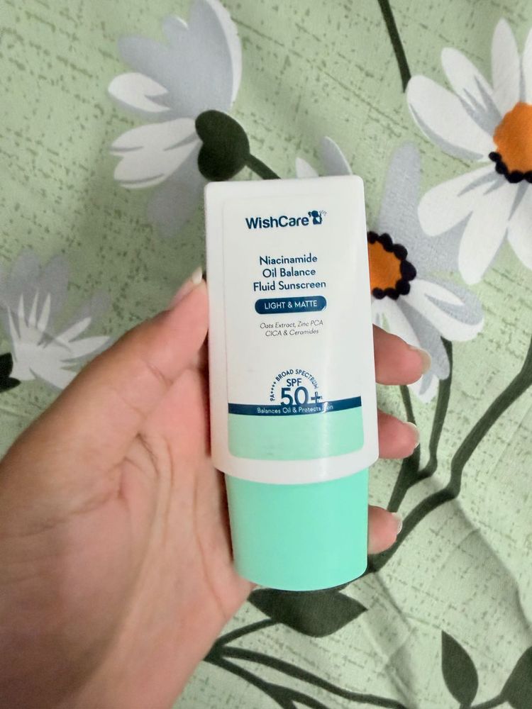 WishCare Niacinamide Fluid Sunscreen SPF 50+