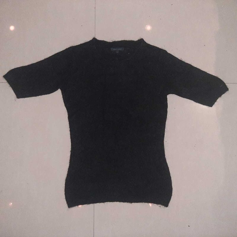 Tommy Hilfiger Black Knit Sweater Top