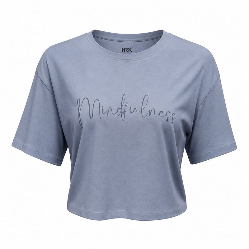 HRX "Mindfulness" Graphic Crop T-Shirt