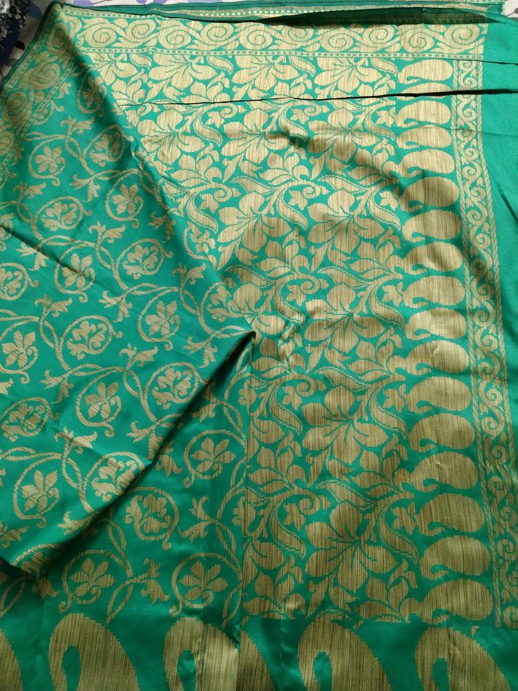 Beautiful Soft Green Saree