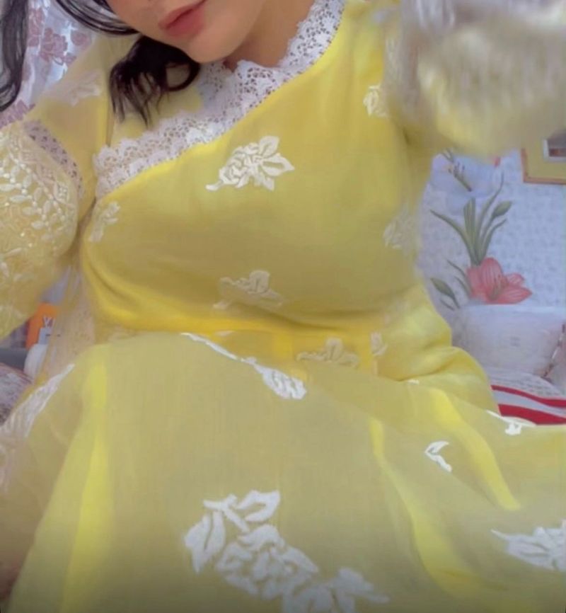 Yellow Embroidered Kurta Set