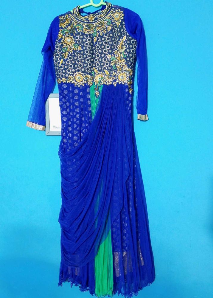 Blue Ethnic Gown