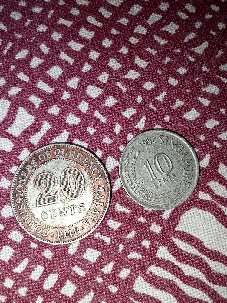 Vintage Malaysia &amp; Singapore Coins