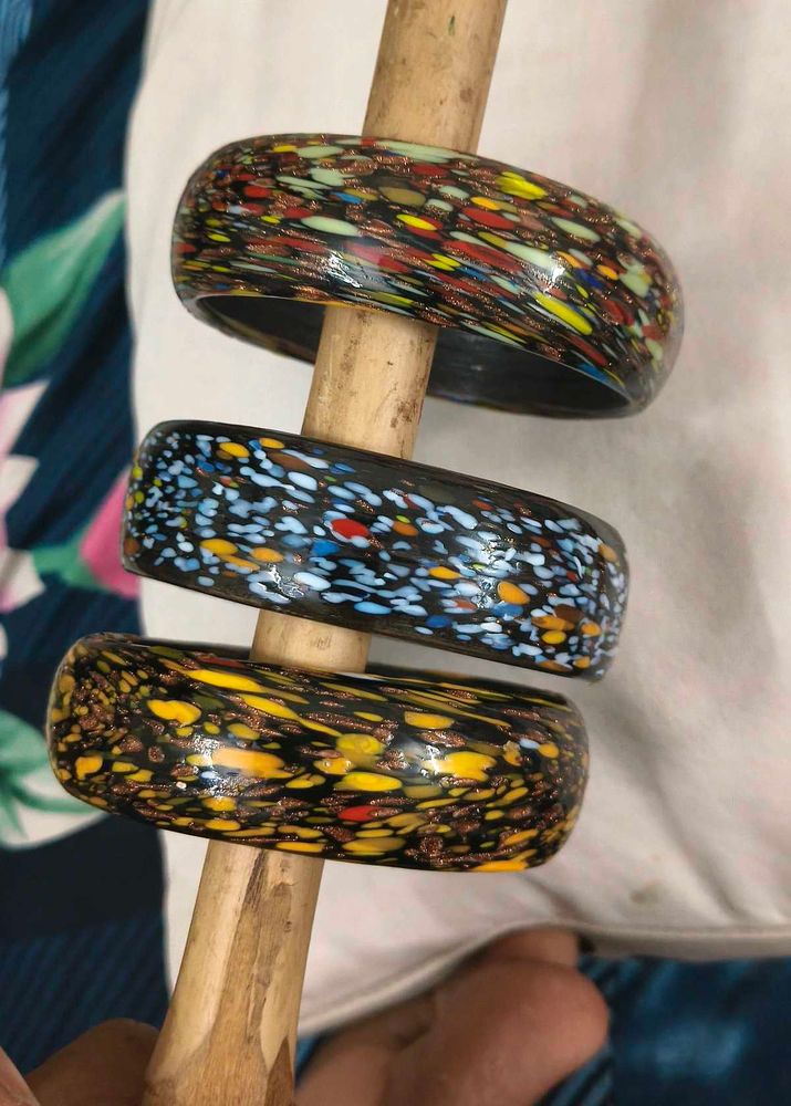 Vibrant Multicolored Bangle Set