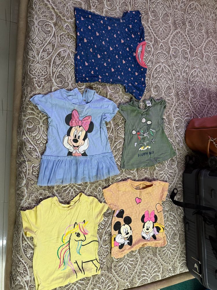 Bundle of 5 Girls Tops