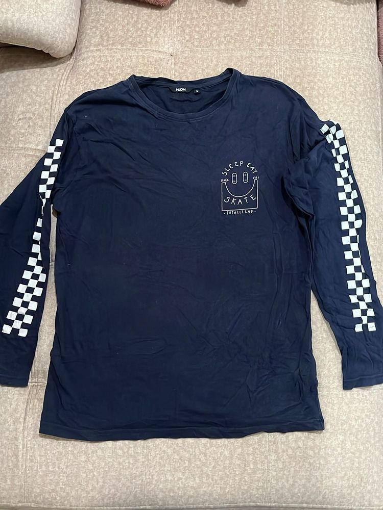 Men’s Graphic Print Long Sleeve Tee
