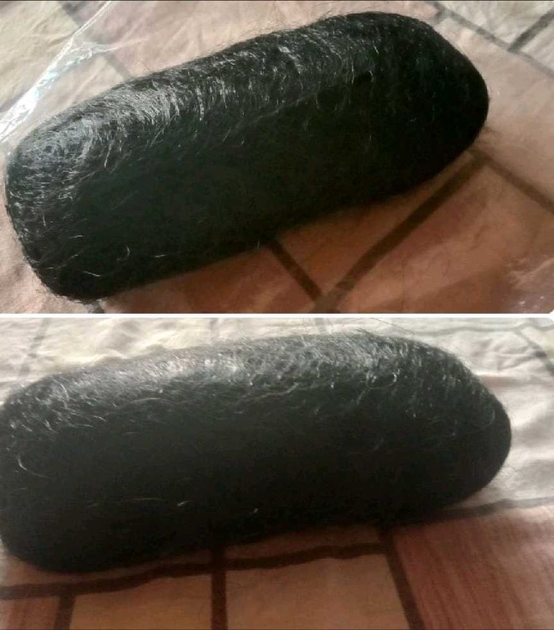 Synthetic Black Hair Bun Maker