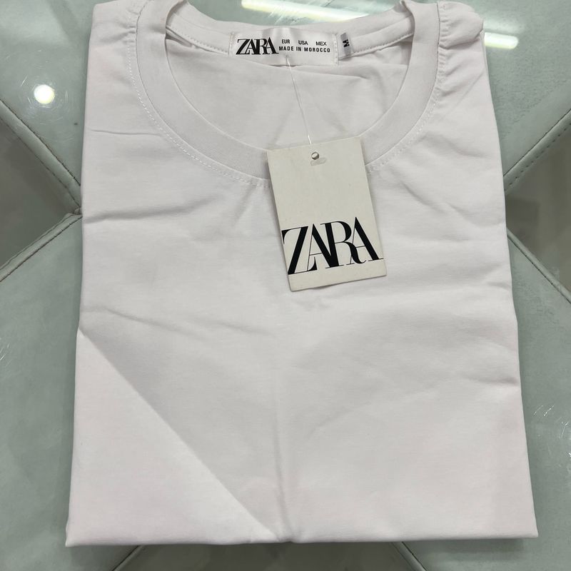 ZARA PLAIN WHITE TSHIRT XL SIZE
