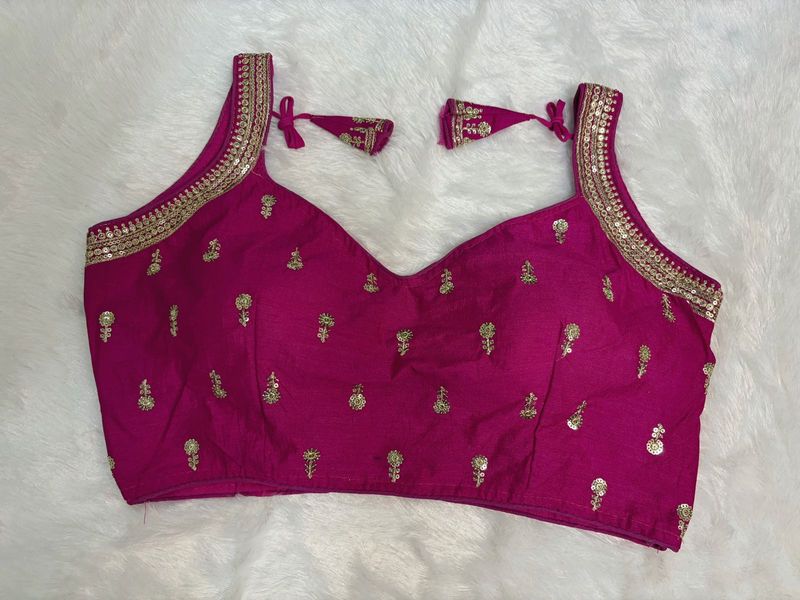 Beautiful Pink Embroidered Blouse