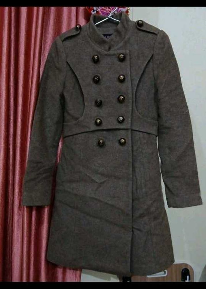 Double-Breasted Wool Coat