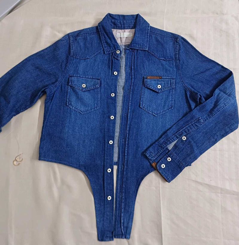 Blue Denim Shirt for women