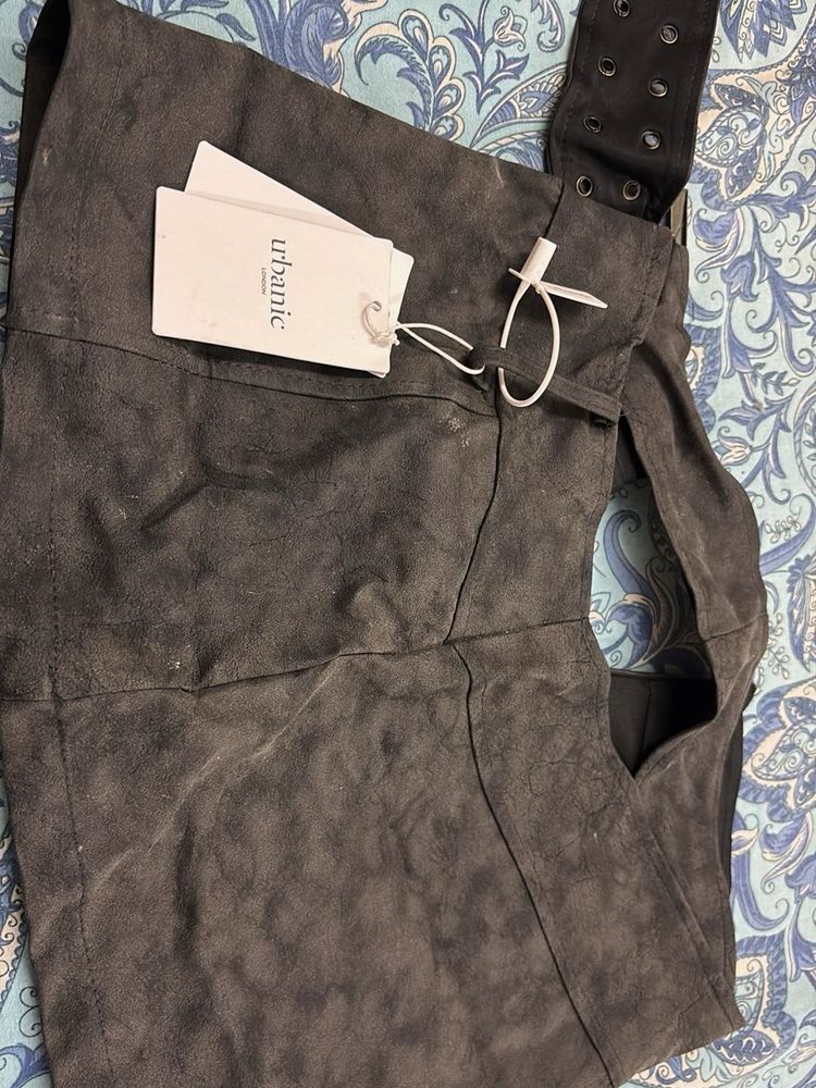 Urbanic Dark Grey Mini Skirt