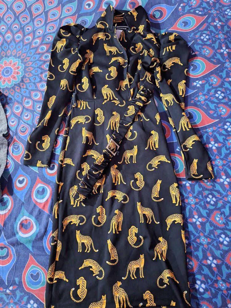 Animal Print Bodycon Dress