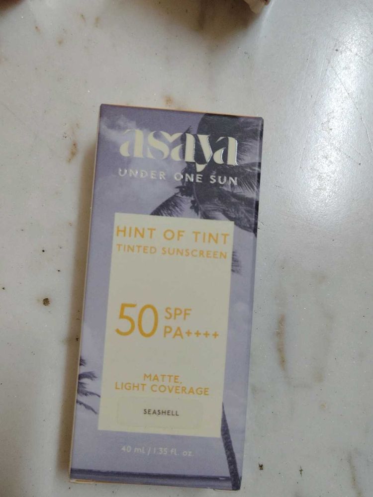 Asaya Tinted Sunscreen SPF 50