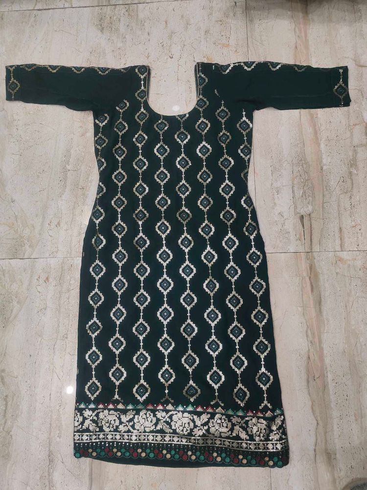 Green Ethnic kurta set