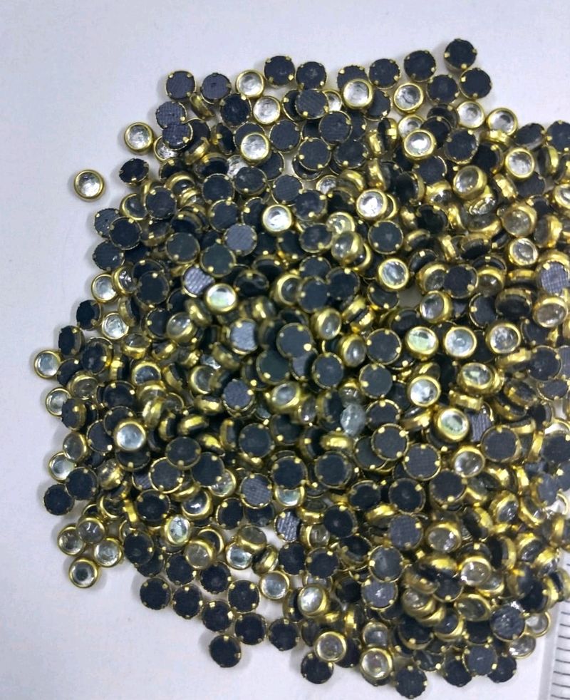 80pic Kundan metal /stone/Rhinestone/Unique/brid