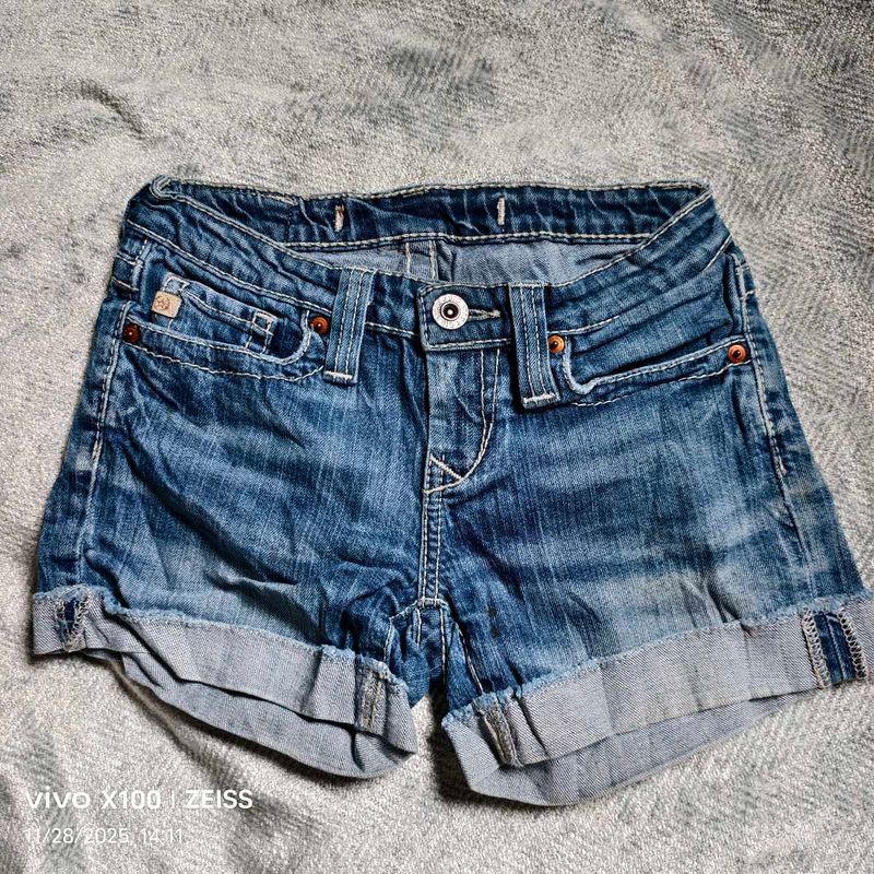 Women's Blue Denim Shorts