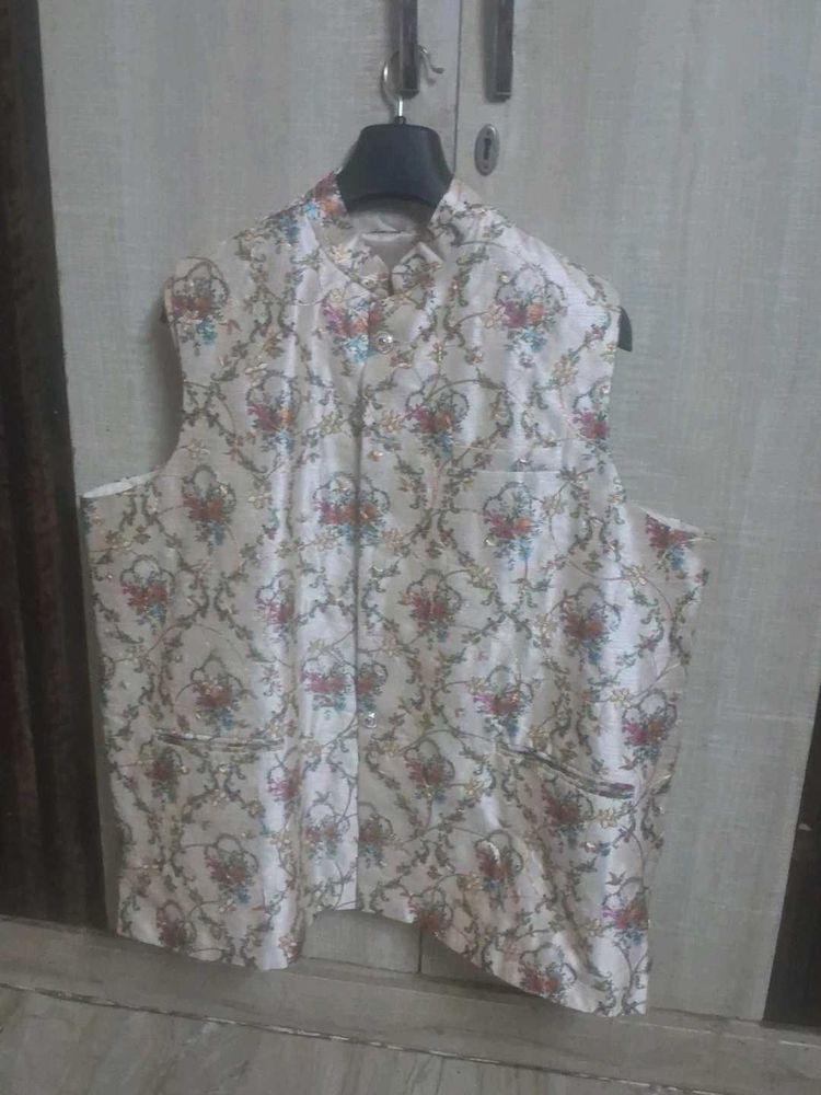 Men's Ethnic Brocade Nehru Jacket
