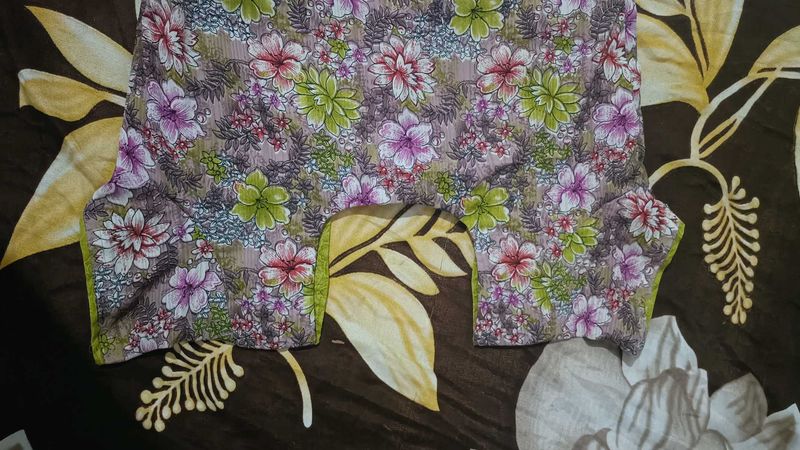 Floral Print Ethnic kurtha