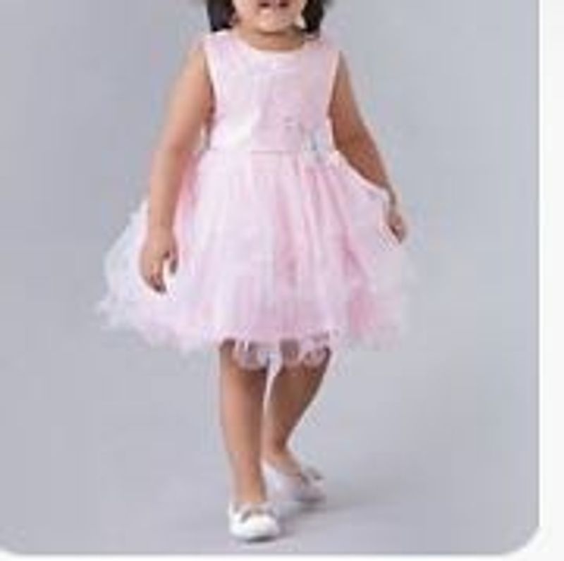 Babyhug Party Frock - Pink 3-4 years