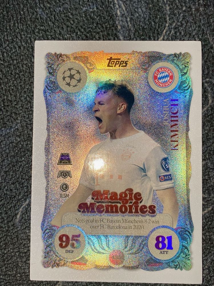 Topps Joshua Kimmich Magic Memories Card