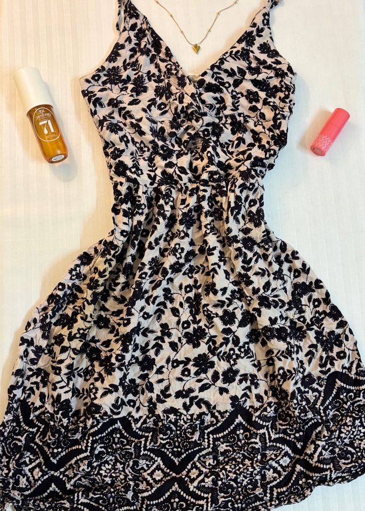 Floral Print Mini Dress