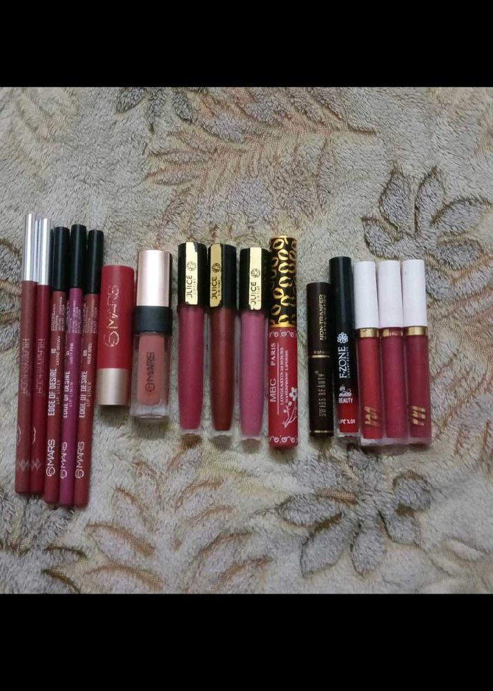 Assorted Lipstick &amp; Lip Liner Collection