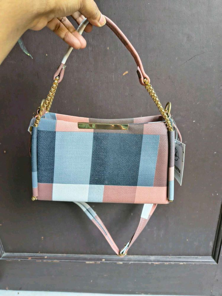Chic Plaid Handbag